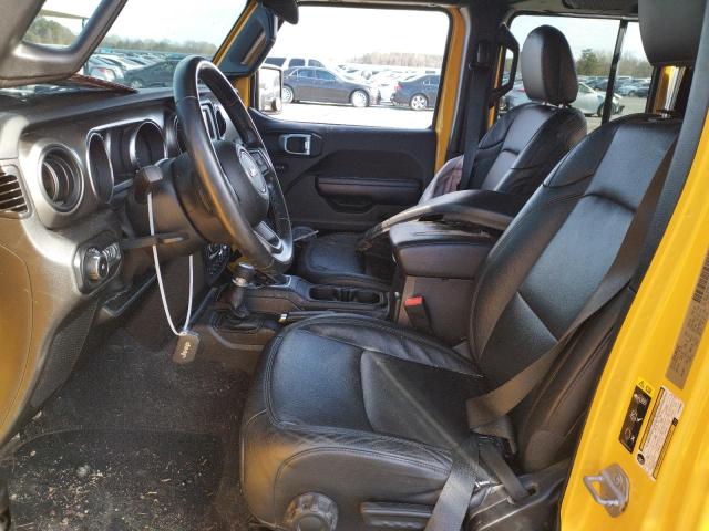 1C4HJXDG3LW169902 - 2020 JEEP WRANGLER U SPORT ყვითელი ფოტო 7