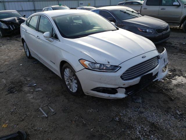 3FA6P0LU1FR308992 - 2015 FORD FUSION SE HYBRID WHITE photo 4