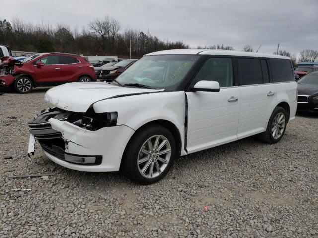 2FMGK5D84KBA13286 - 2019 FORD FLEX LIMITED WHITE photo 1