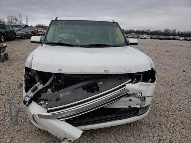 2FMGK5D84KBA13286 - 2019 FORD FLEX LIMITED WHITE photo 5