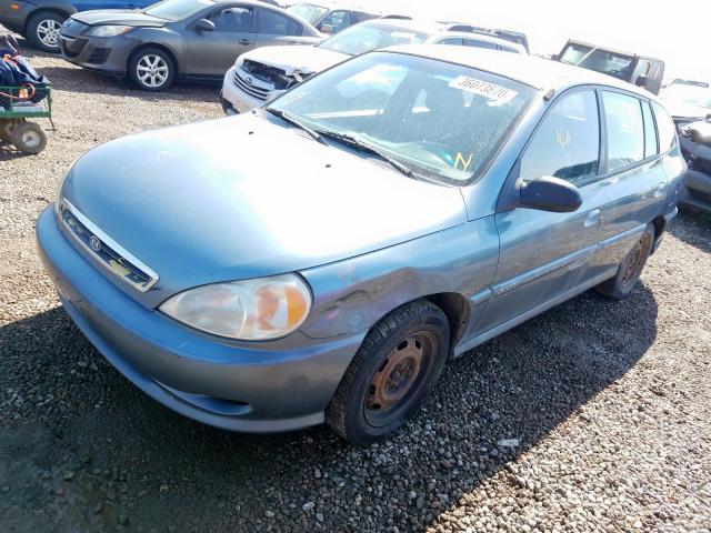 KNADC163926048271 - 2002 KIA RIO CINCO  photo 2