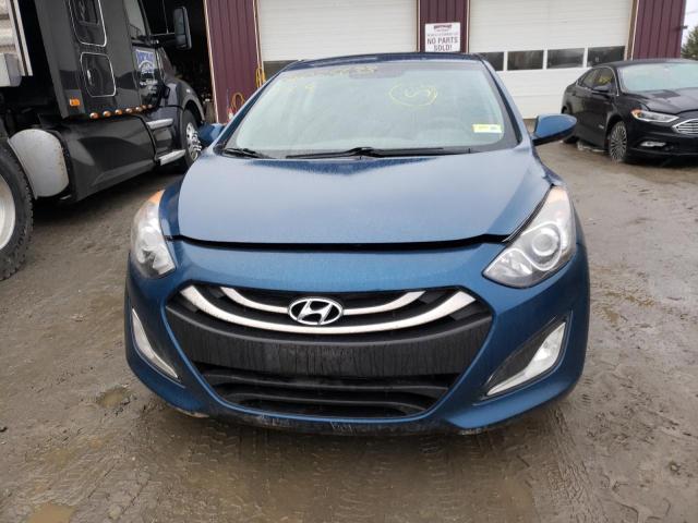 KMHD35LE0DU136880 - 2013 HYUNDAI ELANTRA GT BLUE photo 5