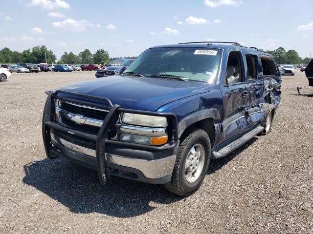 3GNEC16Z82G311335 - 2002 CHEVROLET SUBURBAN C1500 BLUE photo 2