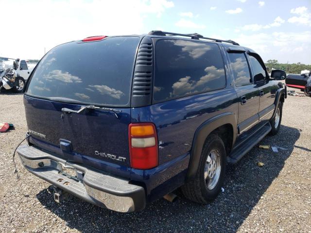 3GNEC16Z82G311335 - 2002 CHEVROLET SUBURBAN C1500 BLUE photo 4