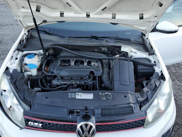 WVWHV7AJXAW248386 - 2010 VOLKSWAGEN GTI WHITE photo 11