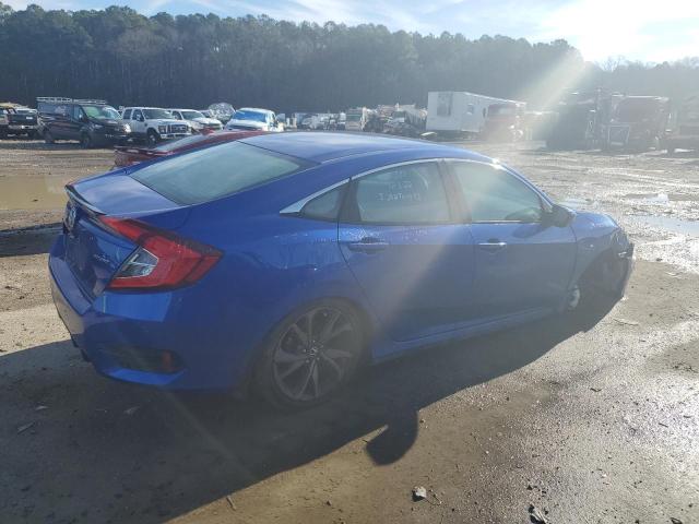 19XFC2F83KE011577 - 2019 HONDA CIVIC SPORT BLUE photo 3