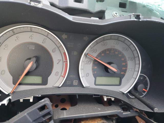 2T1BU4EE4AC455921 - 2010 TOYOTA COROLLA BASE BLACK photo 9