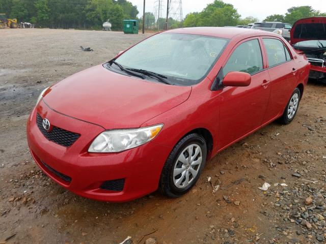 2T1BU40E39C174065 - 2009 TOYOTA COROLLA BASE  photo 2