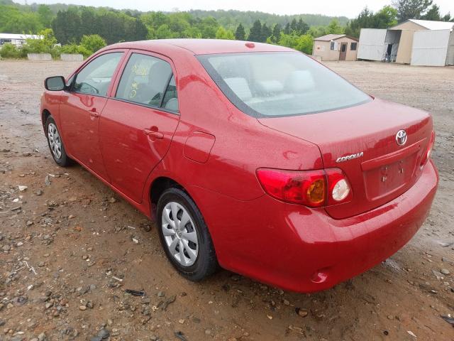 2T1BU40E39C174065 - 2009 TOYOTA COROLLA BASE  photo 3