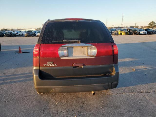 3G5DA03E24S551736 - 2004 BUICK RENDEZVOUS CX MAROON photo 6