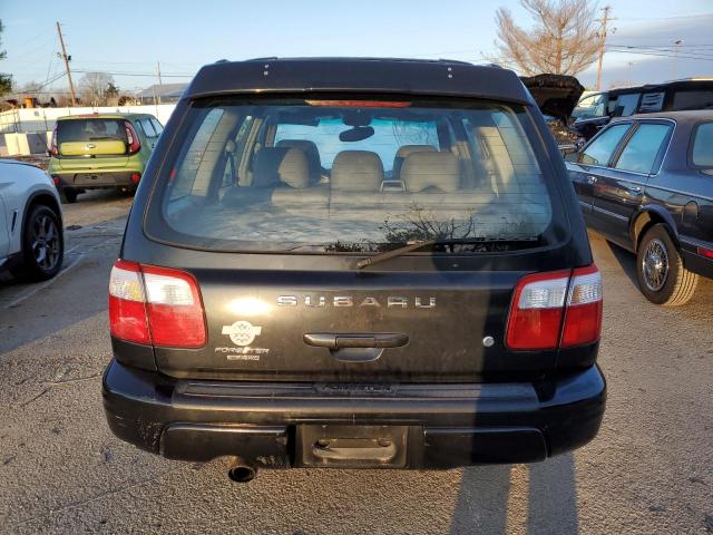 JF1SF65632H735699 - 2002 SUBARU FORESTER S BLACK photo 6
