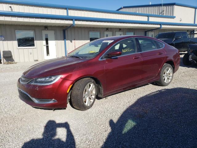 1C3CCCAB3FN714338 - 2015 CHRYSLER 200 LIMITED BURGUNDY photo 1