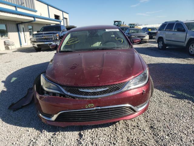 1C3CCCAB3FN714338 - 2015 CHRYSLER 200 LIMITED BURGUNDY photo 5