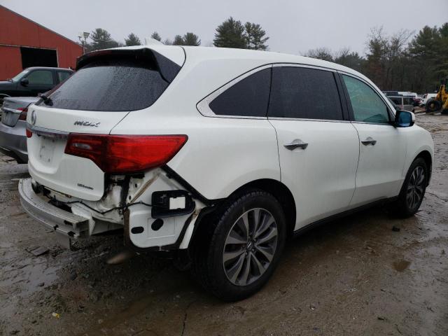 5FRYD4H49GB013359 - 2016 ACURA MDX TECHNOLOGY WHITE photo 3