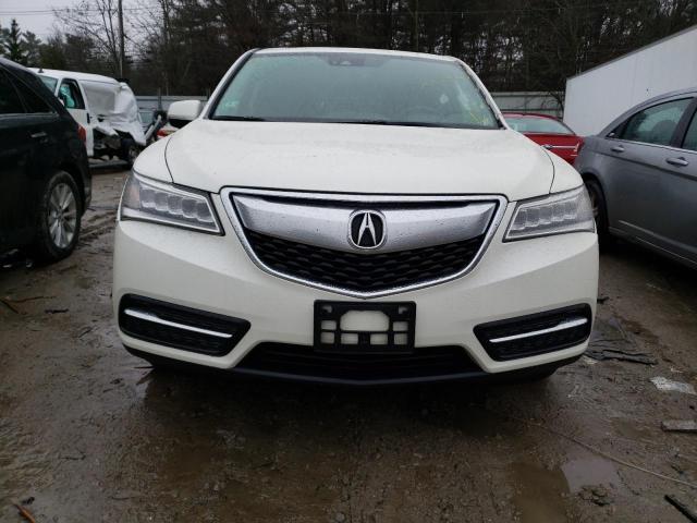 5FRYD4H49GB013359 - 2016 ACURA MDX TECHNOLOGY WHITE photo 5