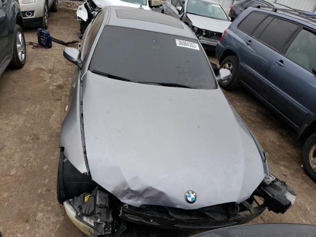 WBAKE3C53BE557314 - 2011 BMW 3 SERIES I GRAY photo 5