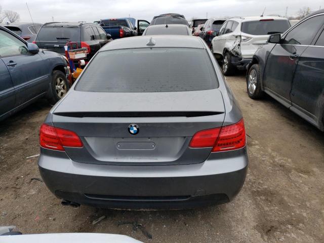 WBAKE3C53BE557314 - 2011 BMW 3 SERIES I GRAY photo 6