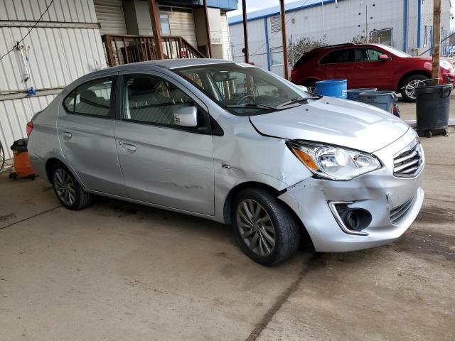 ML32F4FJ9HH003607 - 2017 MITSUBISHI MIRAGE G4 SE SILVER photo 4