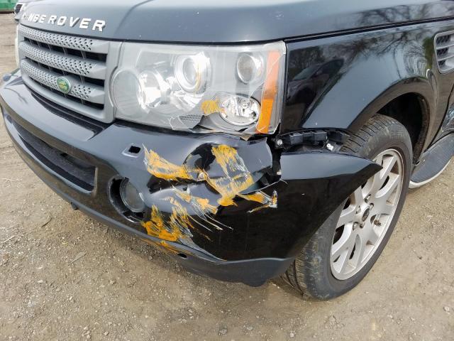 SALSF25438A121781 - 2008 LAND ROVER RANGE ROVER SPORT HSE  photo 10