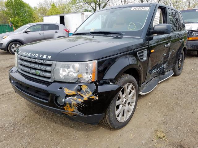 SALSF25438A121781 - 2008 LAND ROVER RANGE ROVER SPORT HSE  photo 2