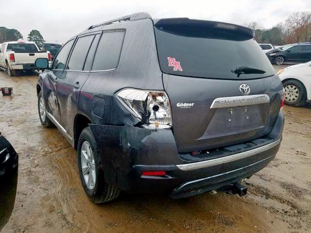 5TDZK3EH0DS133670 - 2013 TOYOTA HIGHLANDER BASE  photo 3