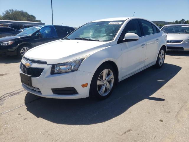 1G1P75SZ5E7282548 - 2014 CHEVROLET CRUZE WHITE photo 2