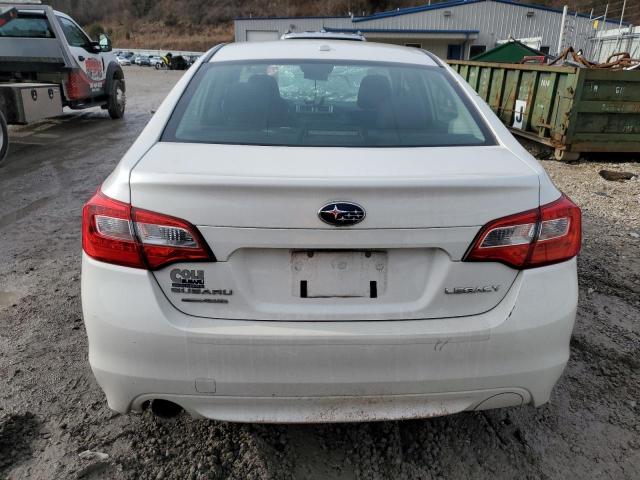 4S3BNBL63F3061615 - 2015 SUBARU LEGACY 2.5I LIMITED WHITE photo 6