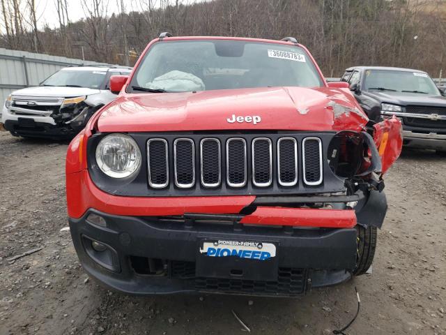 ZACCJBBB1HPF47899 - 2017 JEEP RENEGADE LATITUDE RED photo 5