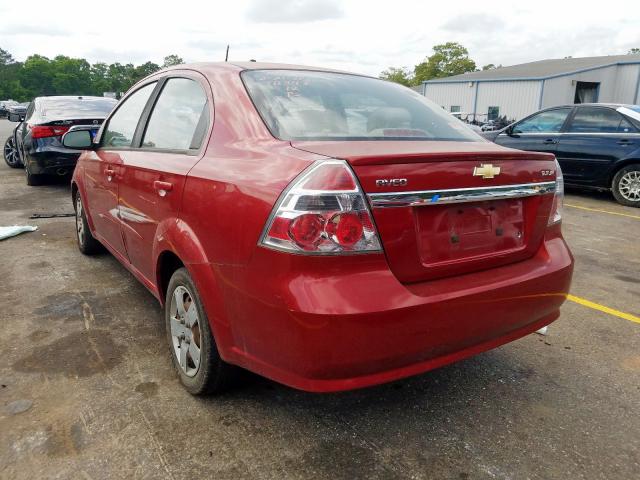 KL1TD5DE0AB088808 - 2010 CHEVROLET AVEO LS  ფოტო 3