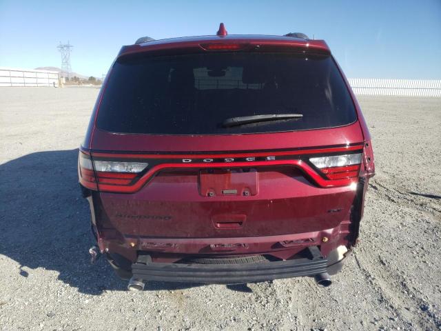 1C4RDHDG4KC721716 - 2019 DODGE DURANGO GT RED photo 6