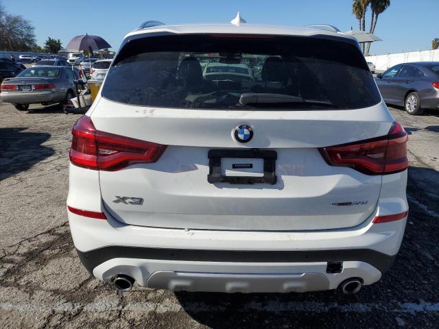 5UXTY3C04M9G24275 - 2021 BMW X3 SDRIVE30I WHITE photo 6