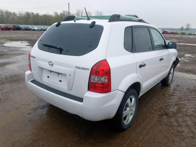 KM8JM12B96U355310 - 2006 HYUNDAI TUCSON GL  photo 4