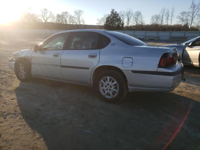 2G1WF52E049140374 - 2004 CHEVROLET IMPALA SILVER photo 2