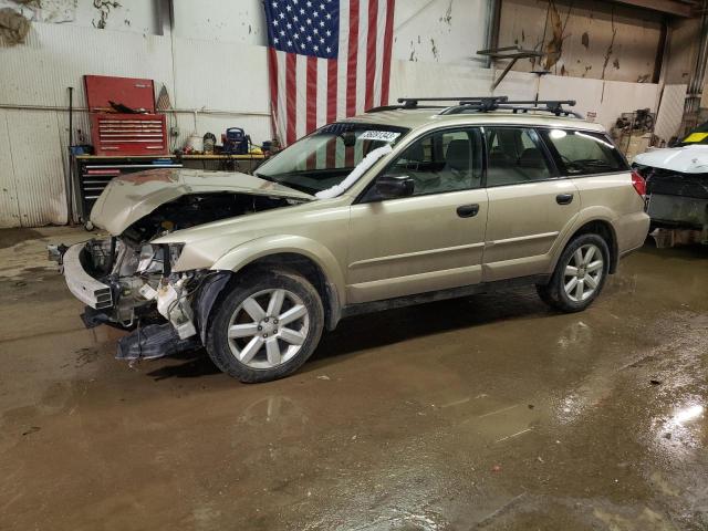 4S4BP61CX87326824 - 2008 SUBARU OUTBACK 2.5I TAN photo 1