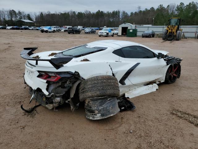 1G1YB2D40N5100639 - 2022 CHEVROLET CORVETTE STINGRAY 2LT WHITE photo 3