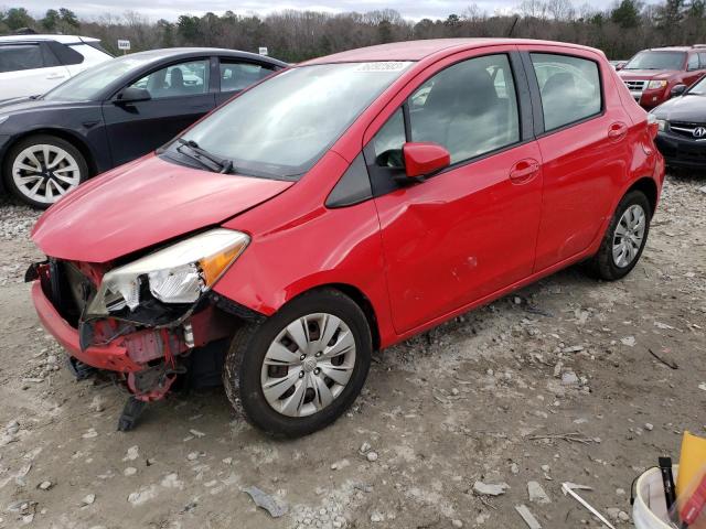 JTDKTUD32DD567725 - 2013 TOYOTA YARIS RED photo 1