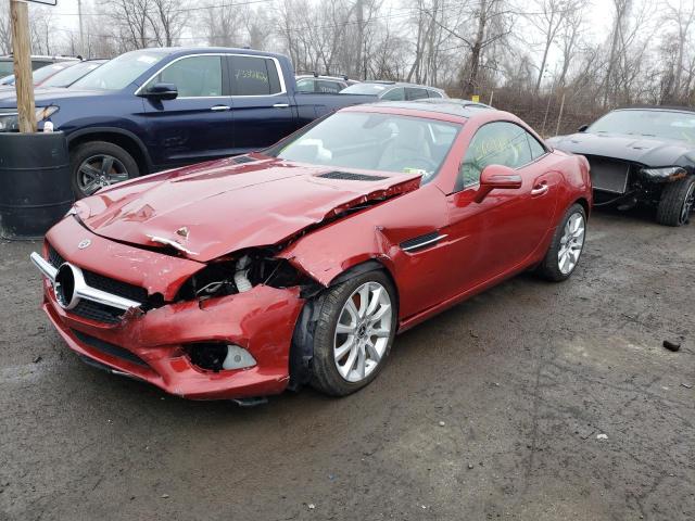 WDDPK3JA7JF155814 - 2018 MERCEDES-BENZ SLC 300 BURGUNDY photo 1