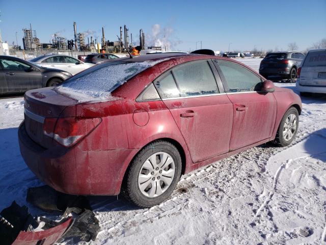 1G1PC5SB3E7354989 - 2014 CHEVROLET CRUZE LT RED photo 3