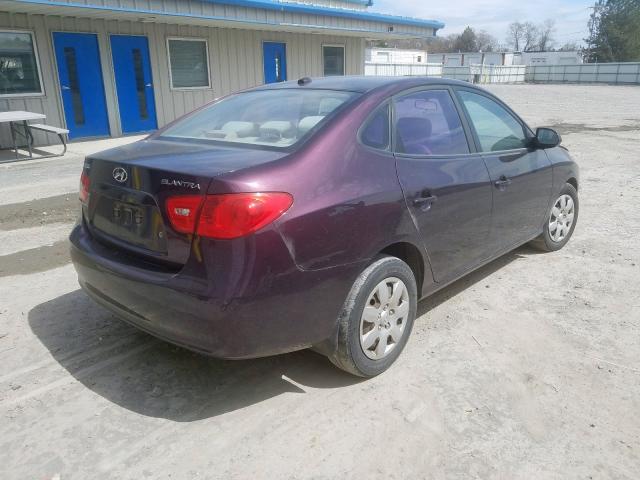 KMHDU46D18U461862 - 2008 HYUNDAI ELANTRA GLS  photo 4