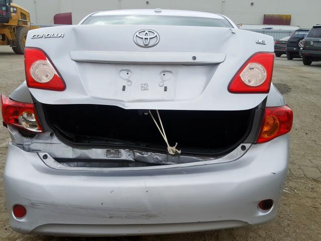 1NXBU4EE4AZ172806 - 2010 TOYOTA COROLLA BASE  photo 9