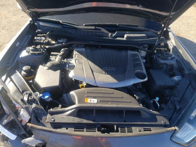 KMHHU6KJ2EU119616 - 2014 HYUNDAI GEN 3.8L/3 3.8L GRAY photo 11