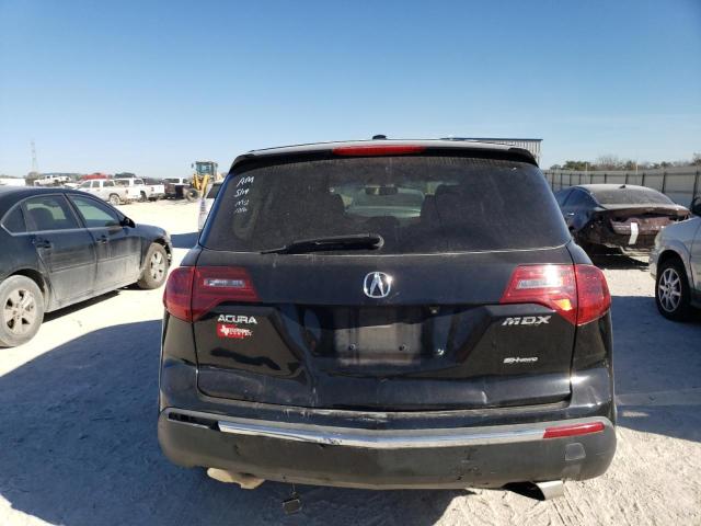 2HNYD2H47BH539797 - 2011 ACURA MDX TECHNOLOGY BLACK photo 6