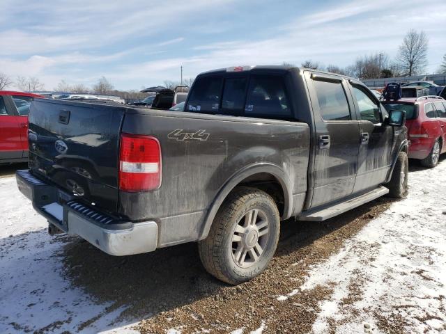 1FTPW14575FA29850 - 2005 FORD F150 SUPER GRAY photo 3