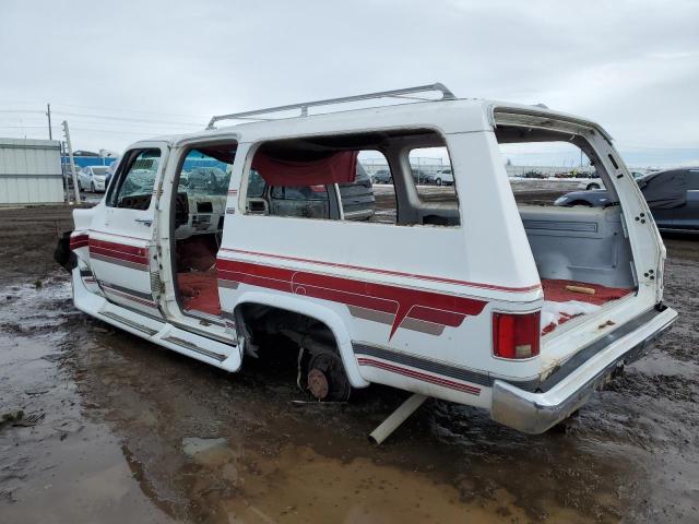 1GNER16K2MF114621 - 1991 CHEVROLET SUBURBAN R1500 WHITE photo 2