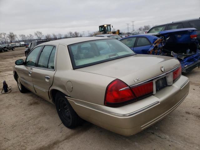 2MEFM75W9XX688885 - 1999 MERCURY GRAND MARQ LS TAN photo 2