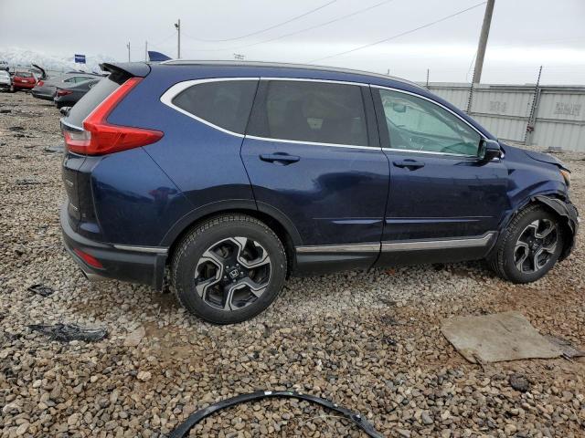 2HKRW2H94HH605741 - 2017 HONDA CR-V TOURING BLUE photo 3