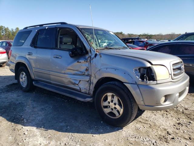 5TDZT38A32S075451 - 2002 TOYOTA SEQUOIA LIMITED SILVER photo 4