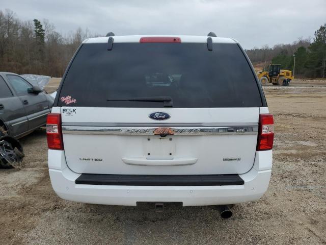 1FMJK1KT1HEA52338 - 2017 FORD EXPEDITION EL LIMITED WHITE photo 6