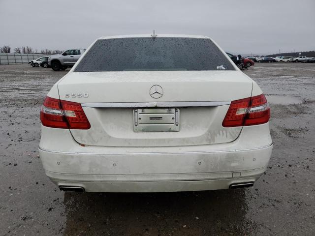 WDDHF7CB0AA115030 - 2010 MERCEDES-BENZ E 550 WHITE photo 6