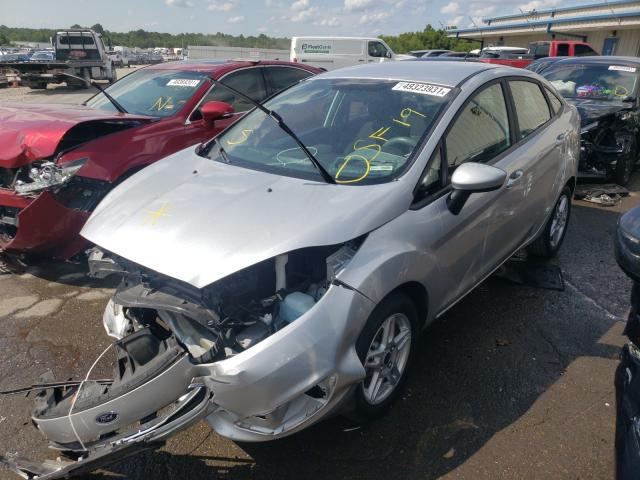 3FADP4BJ4KM166277 - 2019 FORD FIESTA SE SILVER photo 2